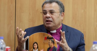 القس أندرية زكى رئيس الطائفة الإنجيلية لـ"اليوم السابع": التقيت مدير مكتب مصر بالخارجية الأمريكية وانطباعاته عن توجهات السيسى فى قضية المواطنة إيجابية.. اتهامنا بتقديم شهادات تغيير الملة لتسهيل الطلاق افتراء