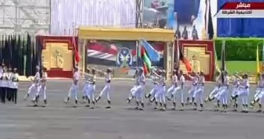 طلاب كلية الشرطة ينشدون "وطنى ما أعظمك" فى حفل تخرجهم بحضور السيسي