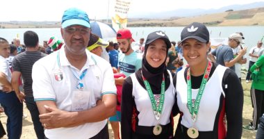 مريم ياسر وميار عبد اللطيف تحصدان فضية زوجى التجديف بالألعاب الأفريقية
