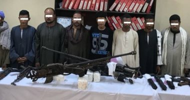 ضبط 338 قطعة سلاح نارى و15متهما مطلوبين فى حملة الأمن العام بقنا