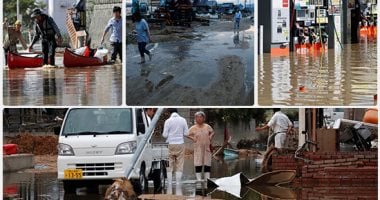 اليابان بين نارين.. ضربات الشمس والفيضانات