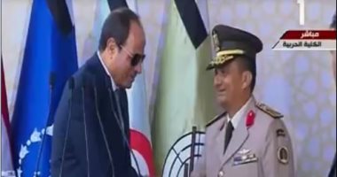 الرئيس السيسى يصدق على التحاق العقيد ياسر وهبة بكلية الدفاع الوطنى