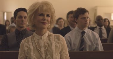 راسل كرو وجويل إجيرتون ولوكاس هيدجز فى العرض الخاص لفيلم Boy Erased