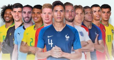 "فيفا" يكشف فريق الأحلام لمونديال روسيا.. رونالدو وكين فى الهجوم