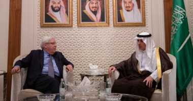 صور.. وزير خارجية السعودية يبحث مع المبعوث الأممى الأوضاع فى اليمن