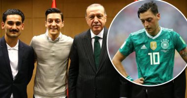 نحس أردوغان يطيح بنجم الأرسنال من الملاعب الدولية.. "أوزيل" يعتزل اللعب دوليا بعد انتقاده بسبب صورته مع رئيس تركيا قبل المونديال.. الاتحاد الألمانى يصف تصرفه بـ "الغباء السياسى".. واللاعب يرد ببيان هزيل