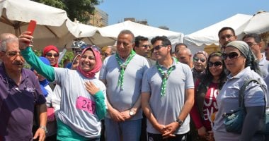 محافظ الجيزة: ماراثون الدراجات شارك فيه 800 شاب وفتاه