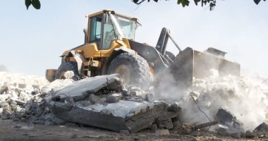 إزالة التعديات على أملاك الدولة بالحسينية فى الإسكندرية