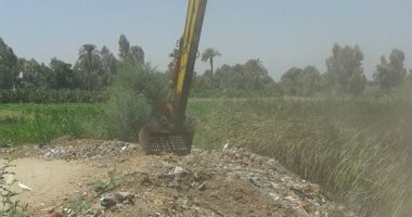 تنفيذ 5 قرارات إزالة تعديات على نهر النيل فى حملة مكبرة بقنا