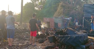 نفوق 3 رؤوس ماشية فى حريق بالمنوفية