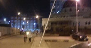 قارئ يحذر من عمود كهربائى "مائل" بحى العرب فى بورسعيد