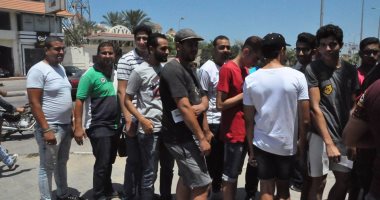 صور.. بدء توزيع تذاكر إياب المصرى ونهضة البركان بالكونفدرالية