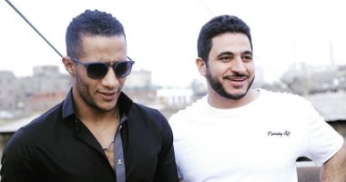شاهد.. محمد رمضان وكريم السبكى فى كواليس تصوير فيلم "الديزل"