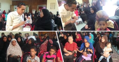 صور.. سيدات يرفعن شعار "الاستقرار مع أمان".. "اليوم السابع" يلتقى نساء بالصعيد حصلوا على شهادة أمان المصريين.. "باتعة": نشكر الرئيس لاهتمامه بالمرأة المصرية.. "ركابية": أنا مطلقة وسأصرف منها على تعليم ابنى