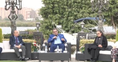 سكينة فؤاد ومحمد فاضل وفردوس عبد الحميد ضيوف حسن راتب بصالون المحور الثقافى الليلة