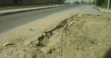 شكوى من الحفر والتكسير فى شارع ترسا بالهرم يعطل السيارات 