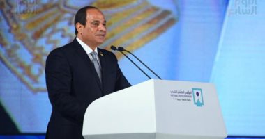 انطلاق المؤتمر الوطنى السادس للشباب  بجامعة القاهرة بحضور الرئيس السيسى 