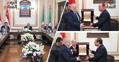 رسائل السيسي فى اجتماع "الأعلى للجامعات" بجامعة القاهرة.. الاستفادة من الخبرات الدولية المتميزة.. دعم الشباب المتميز والمتفوق علمياً والمبتكرين والباحثين.. الأستاذ الجامعى لديه دور باعتباره القدوة للطلبة..صور