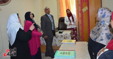 الأيزو فى زيارة للمدن الجامعية للطالبات بجامعة الفيوم.. صور