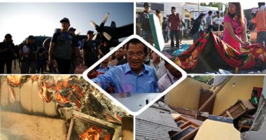 صور.. العالم هذا الصباح.. قتلى وجرحى فى زلزال بقوة 6.4 درجة يضرب جزيرة لومبوك الإندونيسية.. إخلاء آلاف المنازل مع تواصل الحرائق المدمرة فى كاليفورنيا.. كوريا الجنوبية ترسل فريق إنقاذ إلى لاوس بعد أزمة انهيار سد