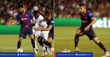 برشلونة يعلن حجم إصابة دينيس سواريز وجوميز ومدة الغياب