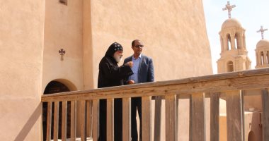 صور.. الآثار تدرس معوقات تطوير الكهرباء بدير الأنبا بشوى