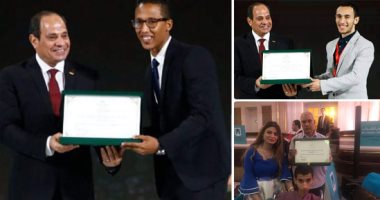 رسائل المكرمين بمؤتمر الشباب للمصريين والعالم: كلنا معاك يا ريس ومصر هتنجح.. ويؤكدون: قادرون على تحدى المستحيل.. ويخاطبون الشباب: بلدنا اتغيرت وأصبحت تقدر العقول بس اجتهدوا.. وحولوا نقاط ضعفكم لقوة ونجاح.. صور