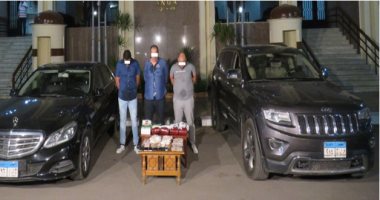 ننشر فيديو القبض على رجلى أعمال متهمين بواقعة جلب مخدر " الأيس"