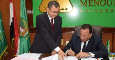 رئيس جامعة المنوفية يعتمد نتيجة الفرقة الرابعة بكلية الحقوق بنسبة نجاح 79%