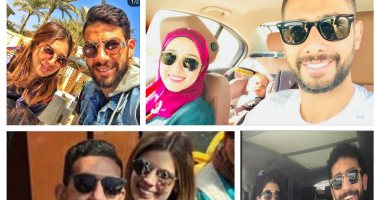 قصة صور.. "النظارة الشمسية" تسيطر على سيلفى نجوم الكرة مع المدام