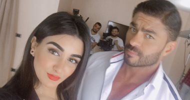 صور.. جيهان خليل تودع "أبواب الشك" بمشاهدها مع خالد سليم 