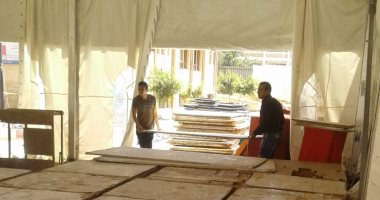 شاهد.. استعدادات هيئة الكتاب لـ معرض طنطا للكتاب