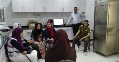 تدريب عملى لكليات العلوم بمحطة مياه أرمنت غرب الأقصر