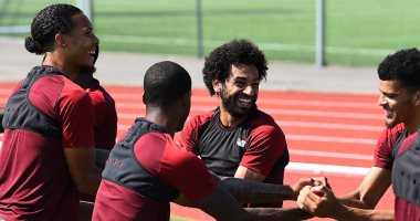 محمد صلاح يظهر فى تدريبات ليفربول استعدادا للموسم الجديد .. "صور"