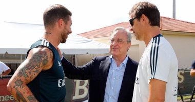 رئيس ريال مدريد يزور معسكر الملكى فى "ميامى"..صور