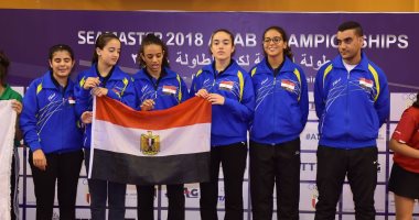 مصر بطلة العرب للفرق فى تنس الطاولة.. والجزائر وصيفا ولبنان ثالثا 