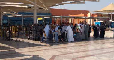 استمرار توافد الحجاج على الصالة الموسمية بمطار القاهرة للسفر للأراضي المقدسة