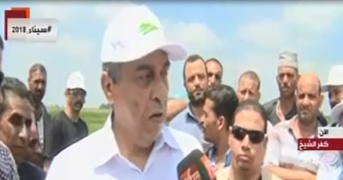 فيديو.. وزير الزراعة: سلالات أرز جديدة مقاومة للجفاف والملوحة بكفر الشيخ