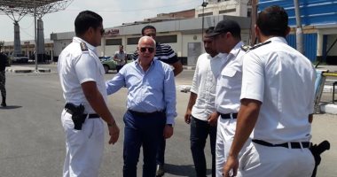 محافظ بورسعيد يتفقد منفذ الرسوة الجمركى