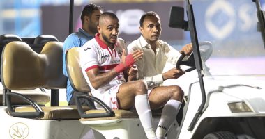 كهربا يؤدى تدريبات علاجية بالزمالك بسبب الإصابة