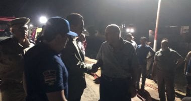 كسر ماسورة صرف صحى يتسبب فى هبوط أرضى بسوهاج