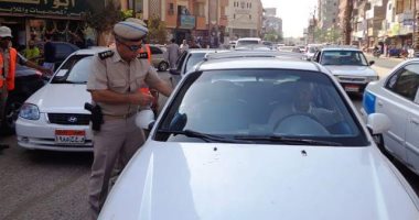 ضبط 671 مخالفة مرورية متنوعة ببنى سويف
