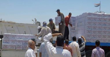 محافظة أسيوط توزع 500 كرتونة "تحيا مصر" بحى شرق