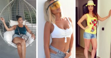حريم "الهوت شورت" مايا دياب وغادة عبد الرازق ودوللى شاهين يخطفن الأنظار 