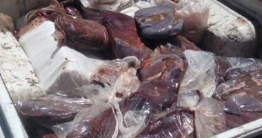 ضبط لحوم فاسدة فى حملة مكبرة على محال عين شمس.. صور