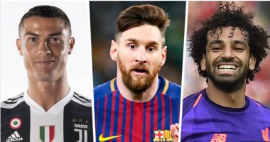 محمد صلاح ينافس ميسي ورونالدو على جائزة أفضل مهاجم فى دوري ابطال اوروبا