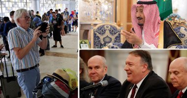 صور العالم هذا الصباح.. السعودية ترفض "الإدعاءات الكندية" وتمهل سفير "أوتاوا" 24 ساعة لمغادرة الرياض..العقوبات الأمريكية على إيران تدخل اليوم حيز التنفيذ.. السياح يغادرون إندونيسيا بعد زلزال جزيرتى بالى ولومبوك