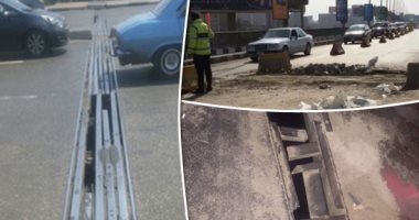 ركز وأنت سايق.. "المرور" تزرع حواجز فى محيط الإغلاق الجزئى بالطريق الدائرى