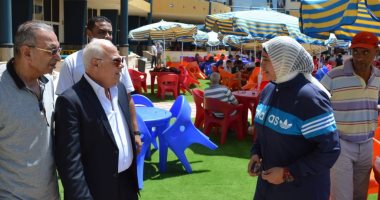 محافظ بورسعيد يتفقد نادى المعلمين الجديد