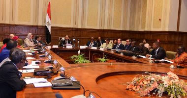 وفد "البرلمان الإفريقى" يلتقى وزير الموارد المائية